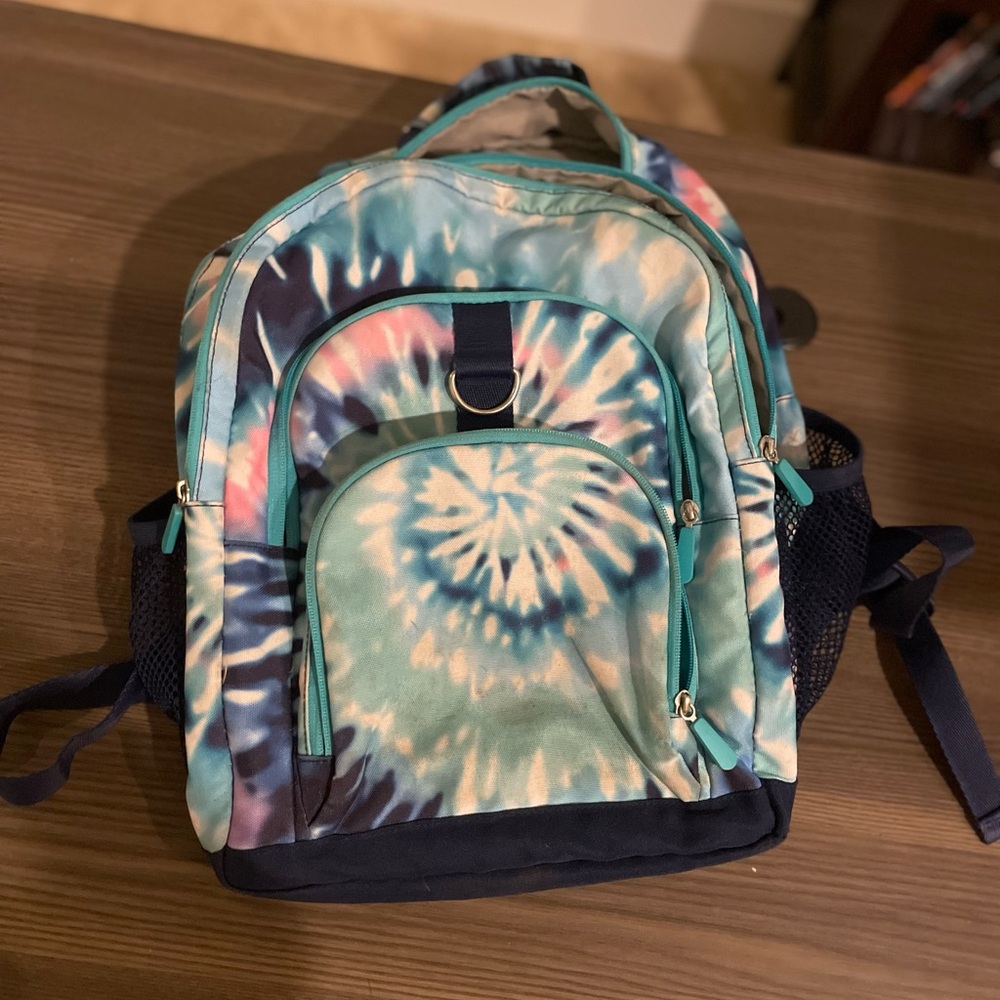 Tie-Dye Backpack from pottery barn teen with Multiple Pockets